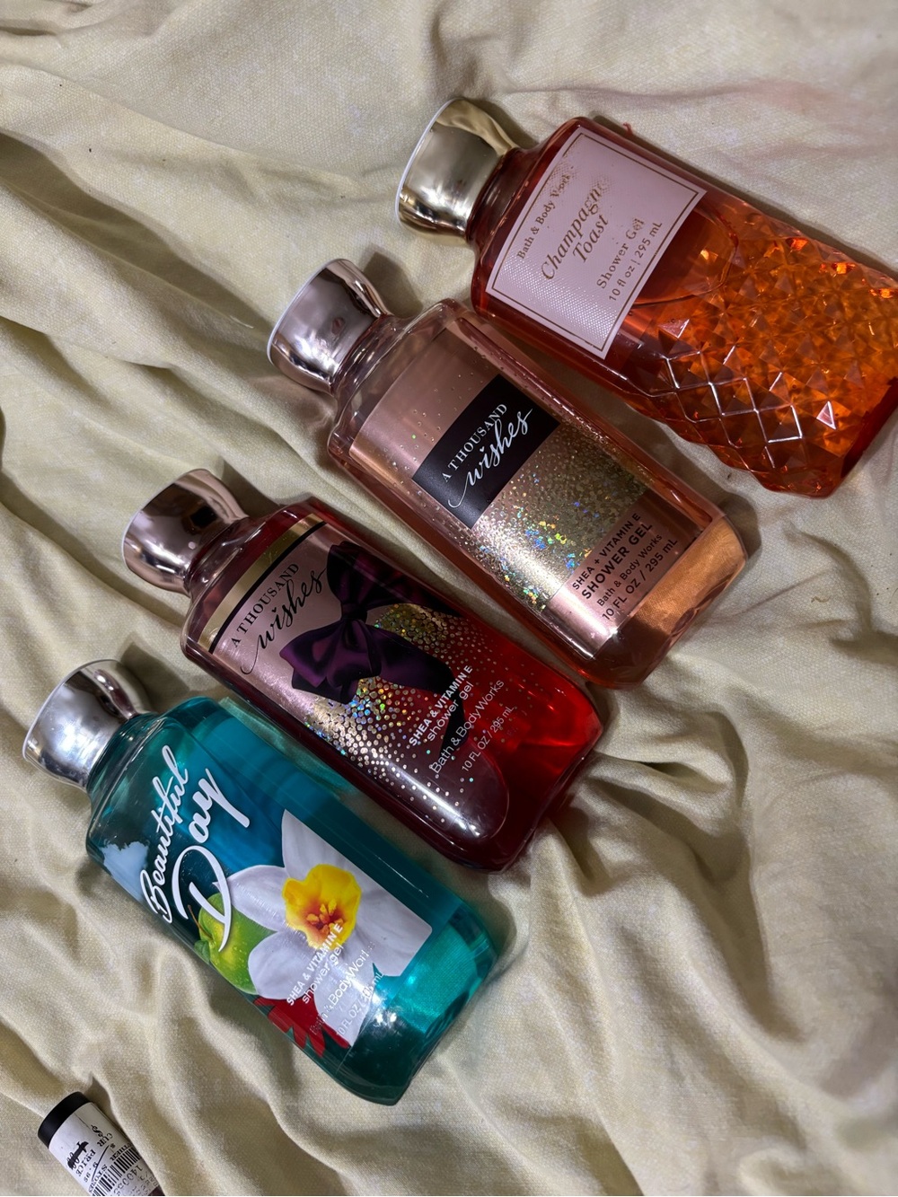 Bath & Body Works Shower Gel Bundle - Teal, Red, Pink, Orange